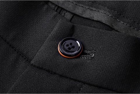 Calça clássica masculina de alta elasticidade