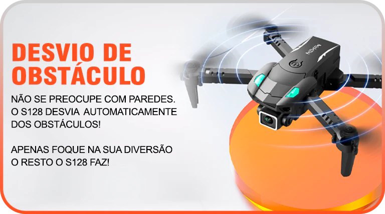 Drone Profissional 5Km com GPS e Câmera 4K FullHD S128