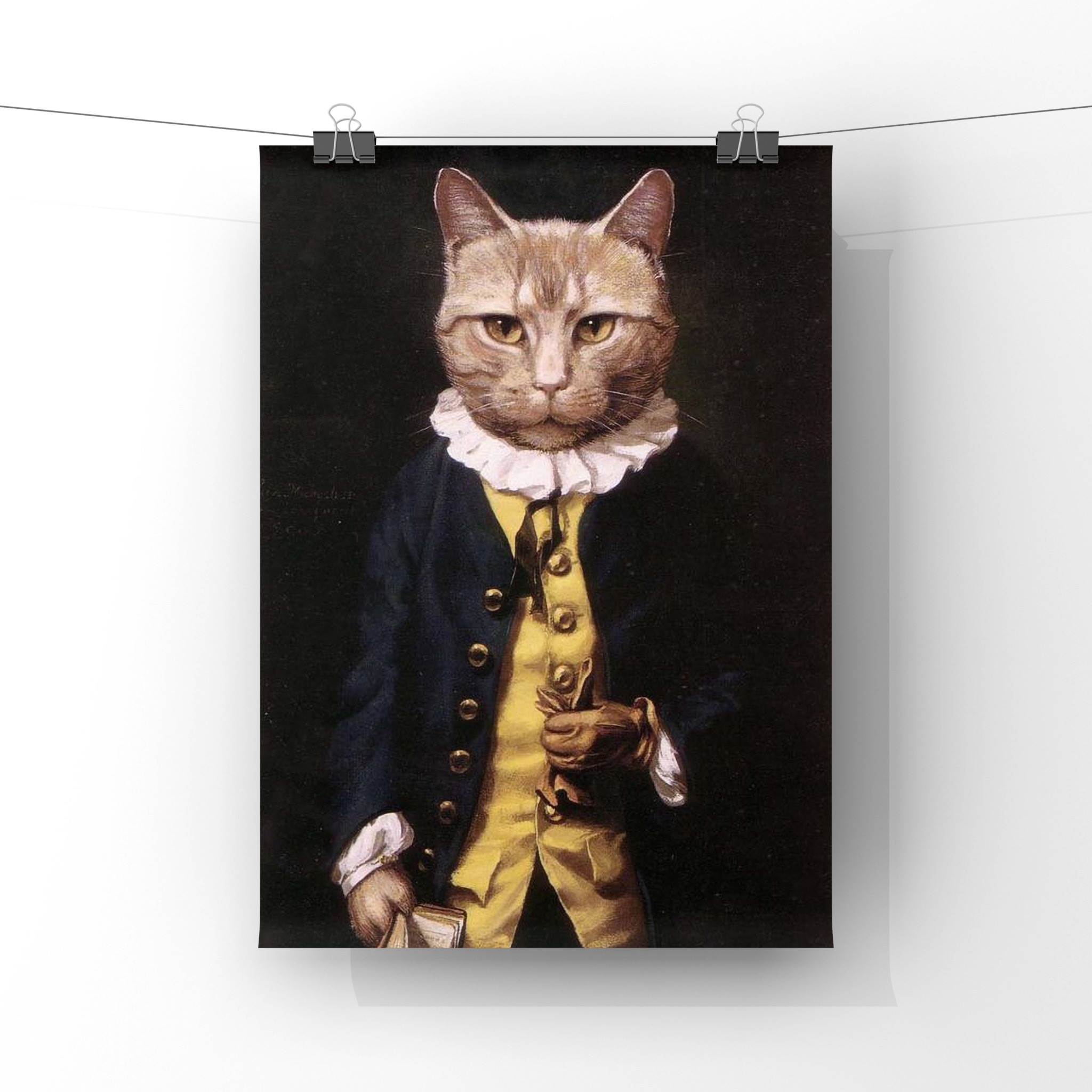 animals dressed as humans paintings