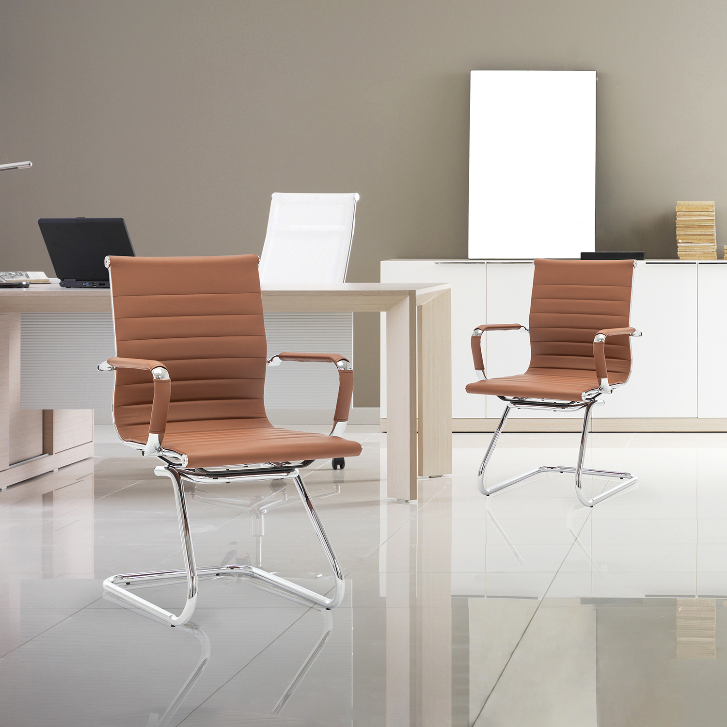 Rhombic Office Guest Chair (Set of 2)