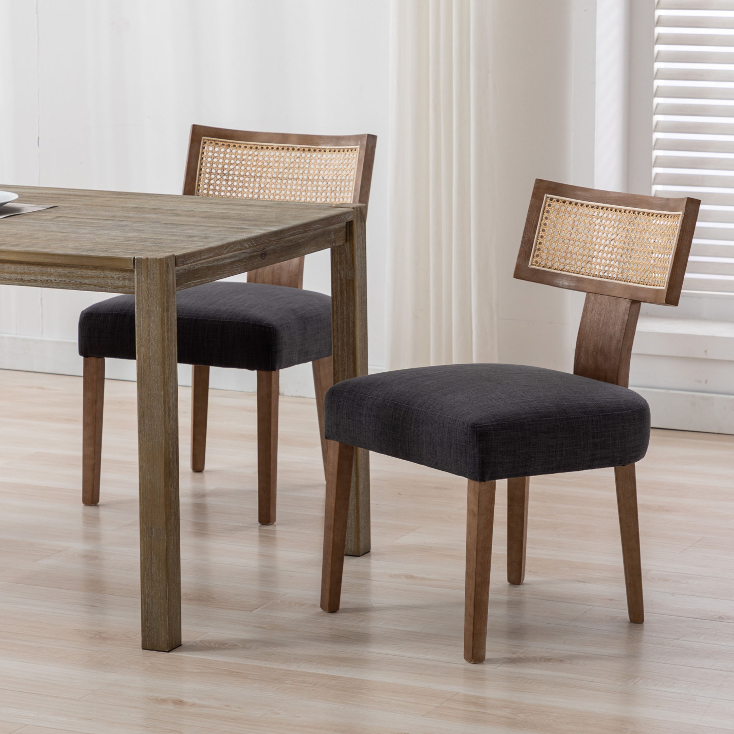 Payson Cane Dining Chairs (Set of 2)