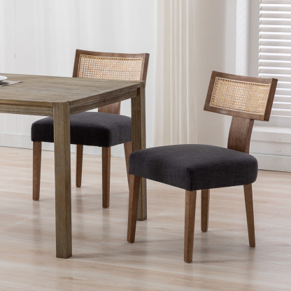 Payson Cane Dining Chairs (Set of 2)