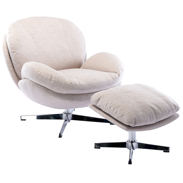 Mariah Lounge Chair with Ottoman