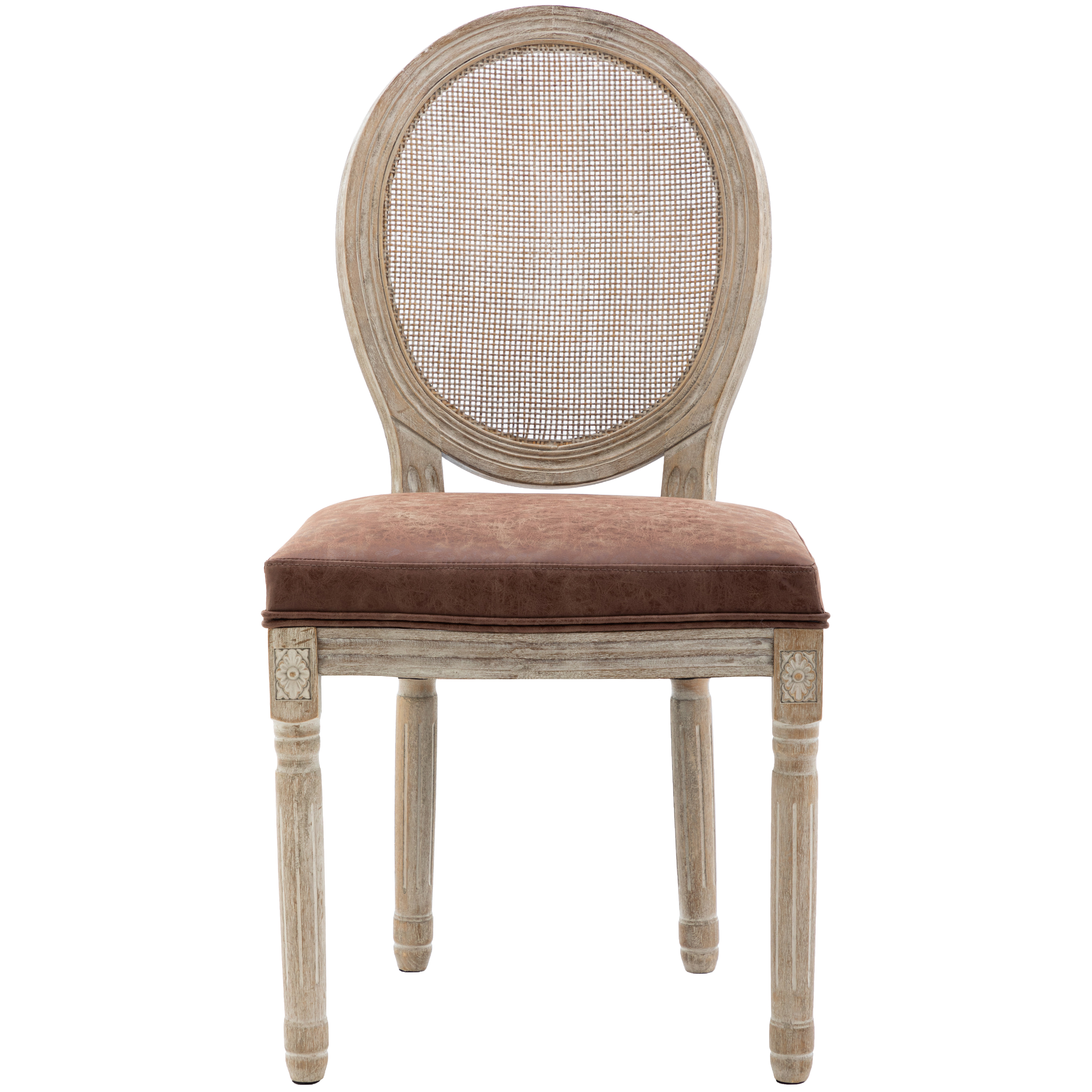 Cane round online chair