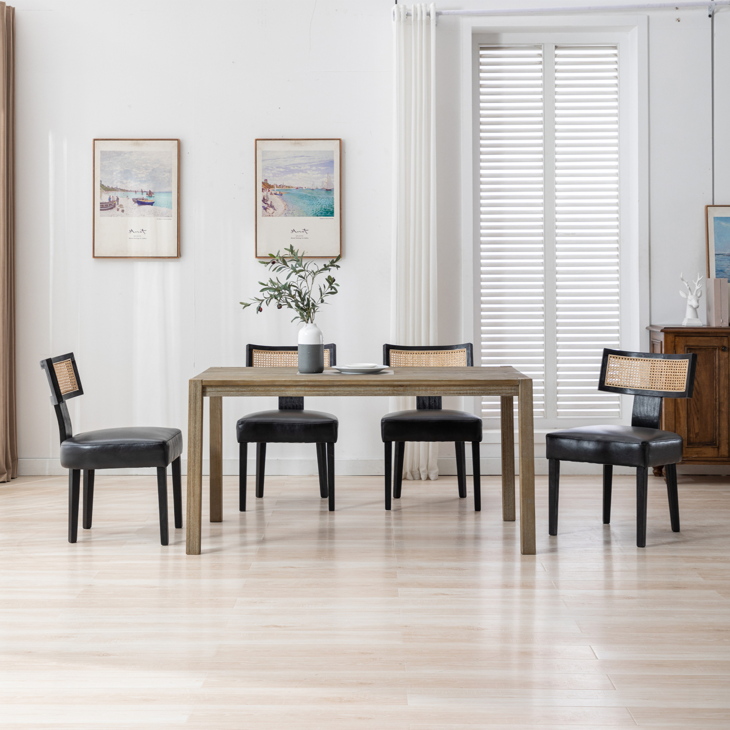 Payson Cane Dining Chairs (Set of 2)