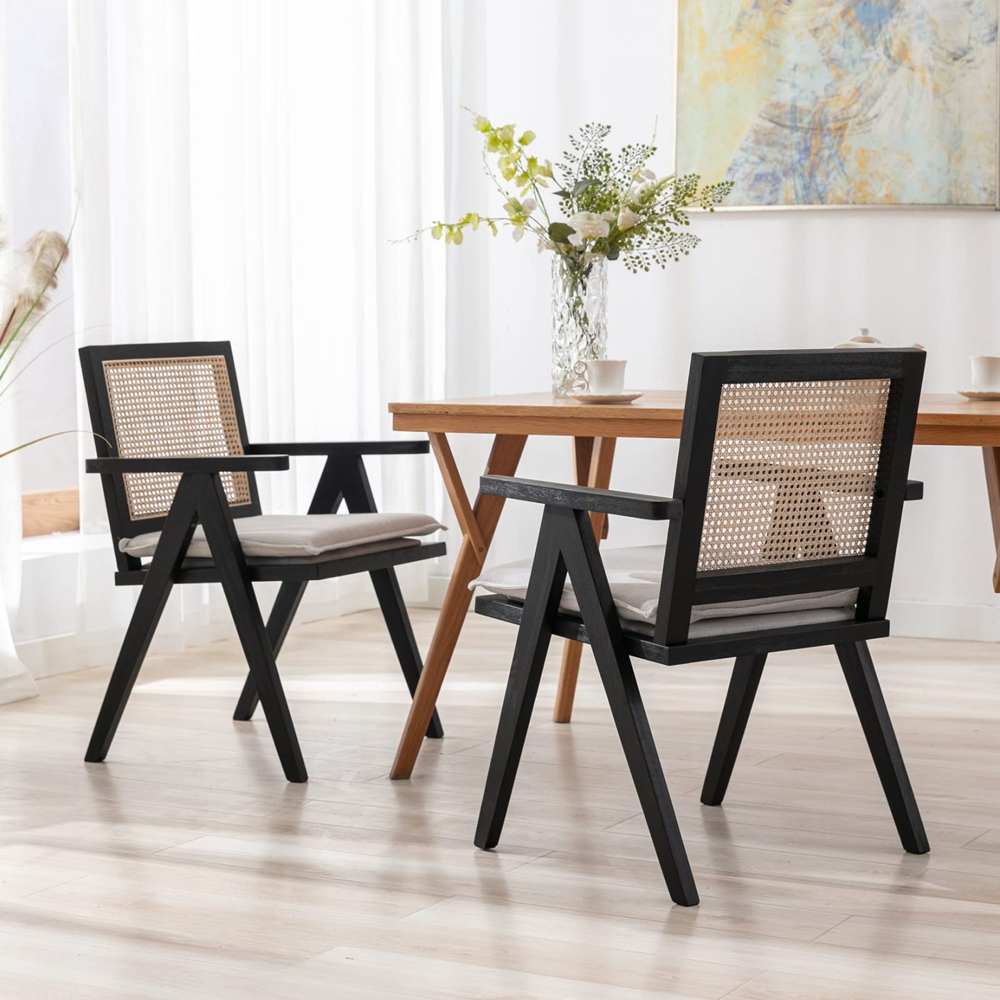 Cross Cane Armchair