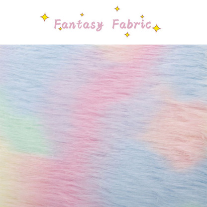 Fantasy Fabric Cute Fuzzy Kids Chair Funny Rolling Study Desk Chair Colorful