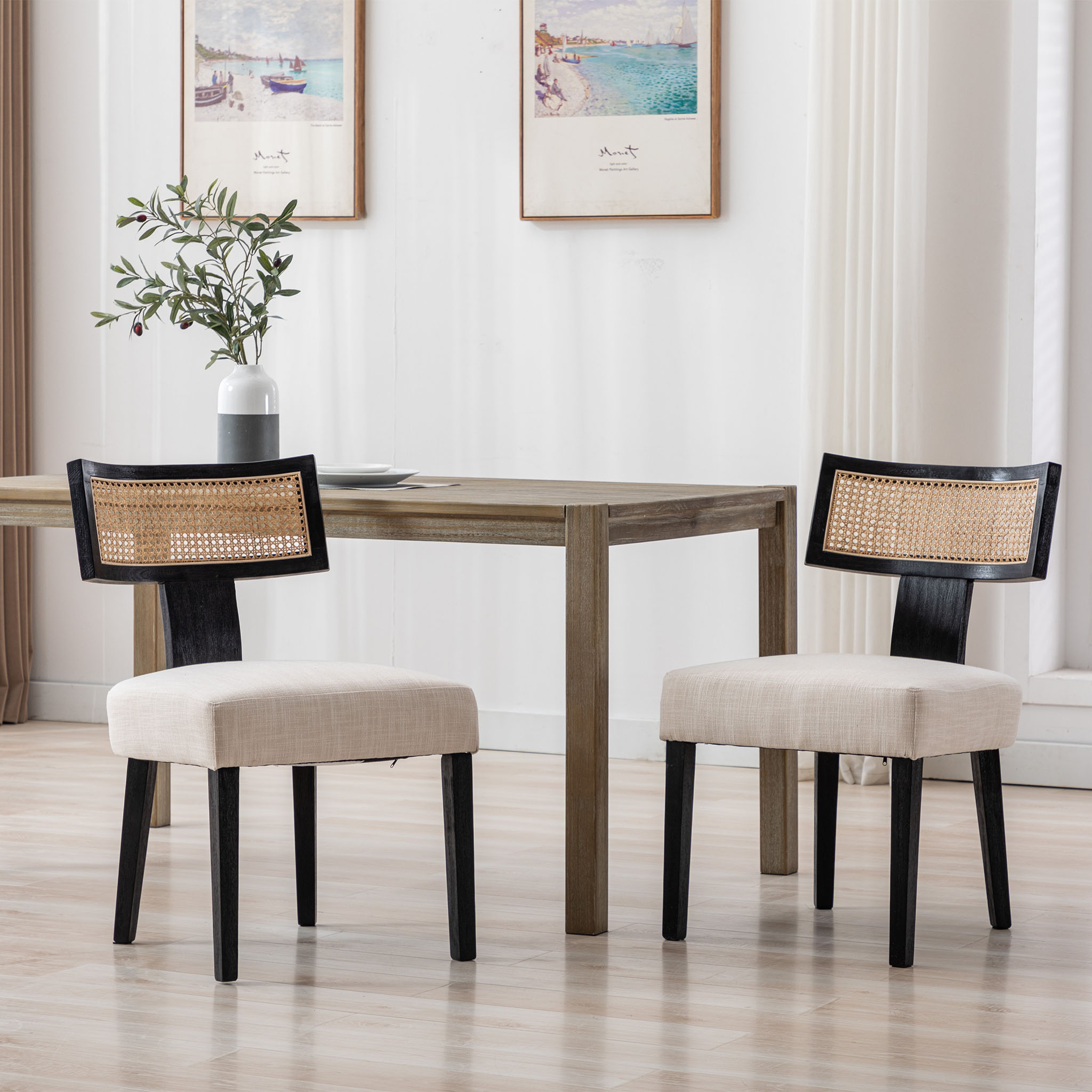 Payson Cane Dining Chairs (Set of 2)