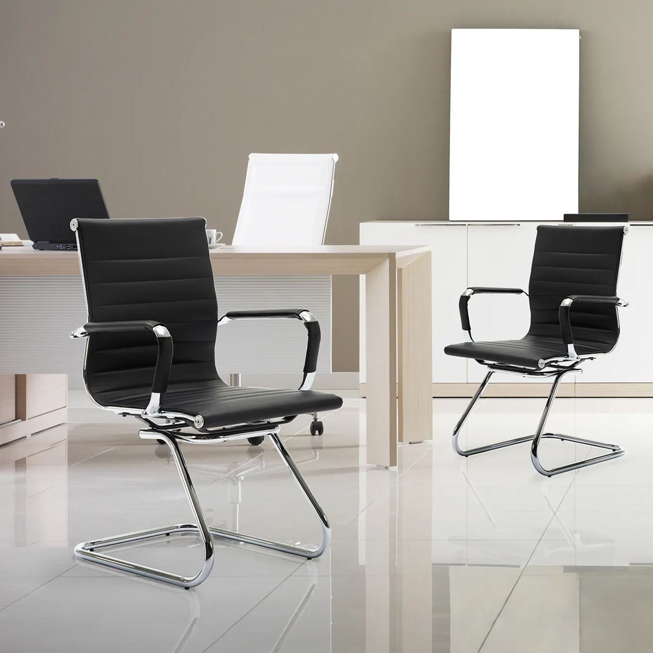 Rhombic Office Guest Chair (Set of 2)