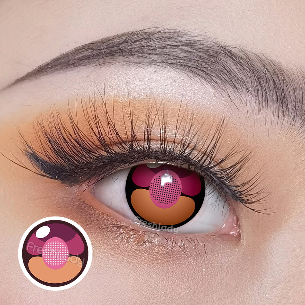 Freshlady Cherry Cat Pink  Crazy Contact Lenses