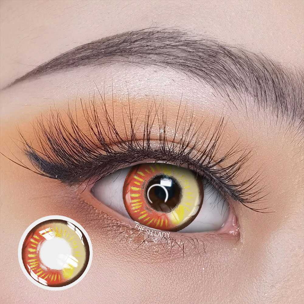 Anime Eye Crazy Contacts Lenses 11 Colors - Freshlady Anime Eye Crazy Contacts Lenses 11 Colors - Freshlady