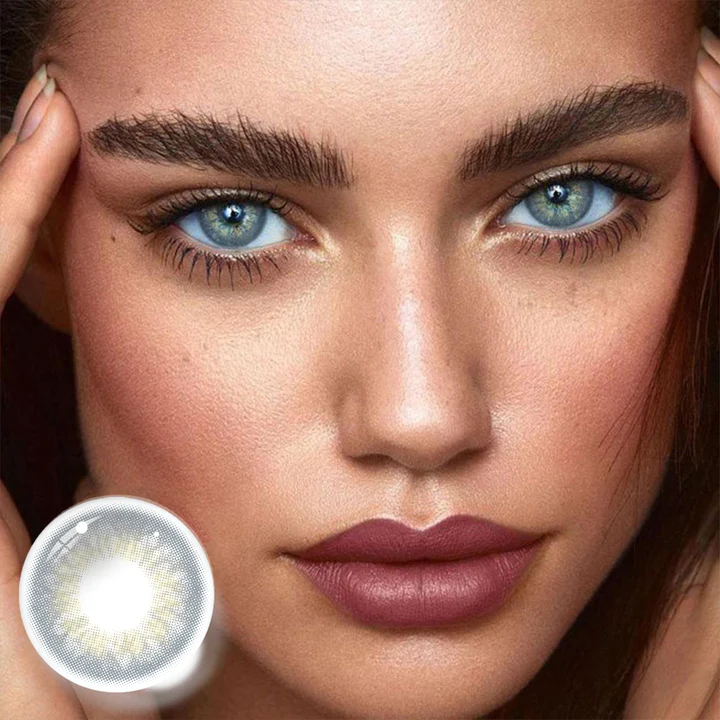 1pair Colored Eye Contacts Taylor Dna Contact Lenses For Eyes Cosplay  Cosmetic Contacts Grey Blue Color Lens For Big Eye - Color Contact Lenses -  AliExpress