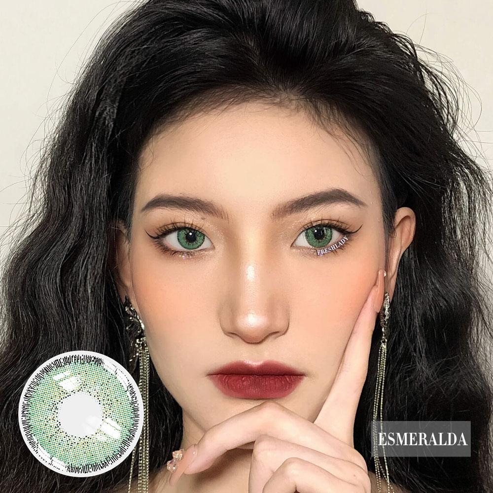 Freshlady Natural Colors Esmeralda Green | 1 Year-Freshlady Official