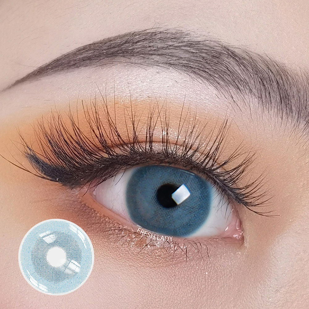 Ice Spring Blue Colored Contacts Lenses - Freshlady