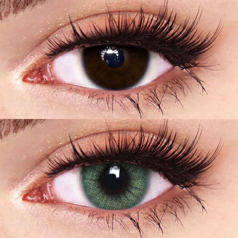 10 Green Color Contact Lenses