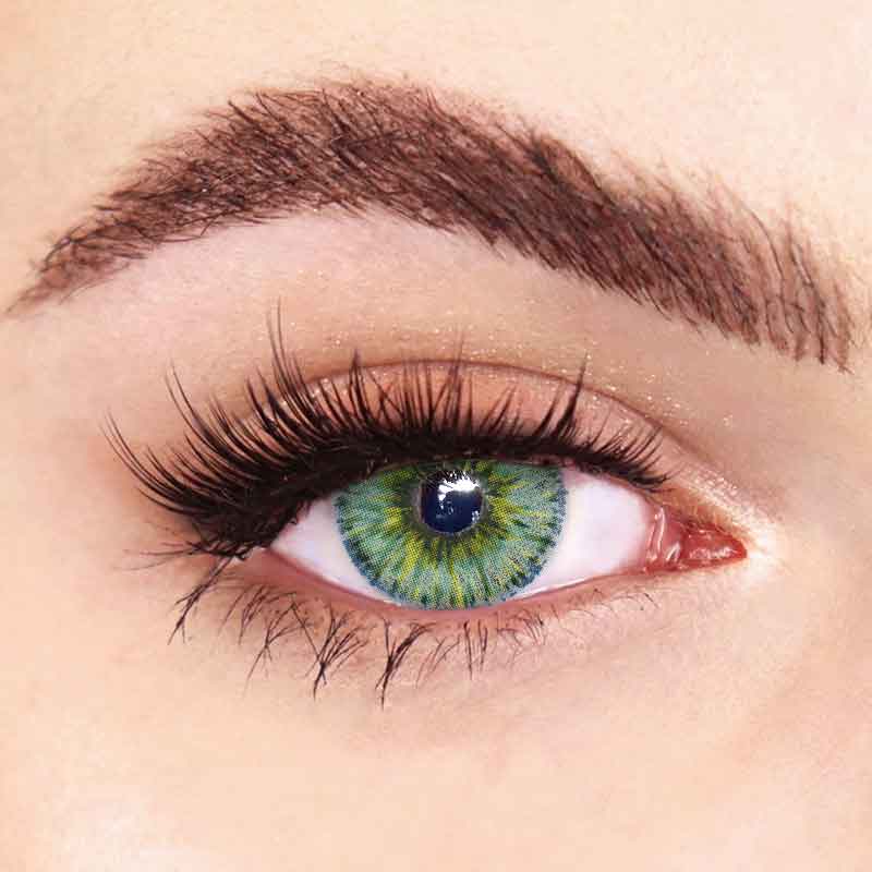 Rare Iris Green Contact Lenses,colored contacts non prescription,colored  eye contacts