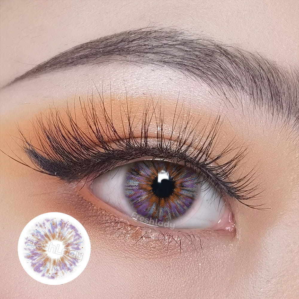 Monet Violet Colored Contacts Lenses - Freshlady Monet Violet Colored Contacts Lenses - Freshlady