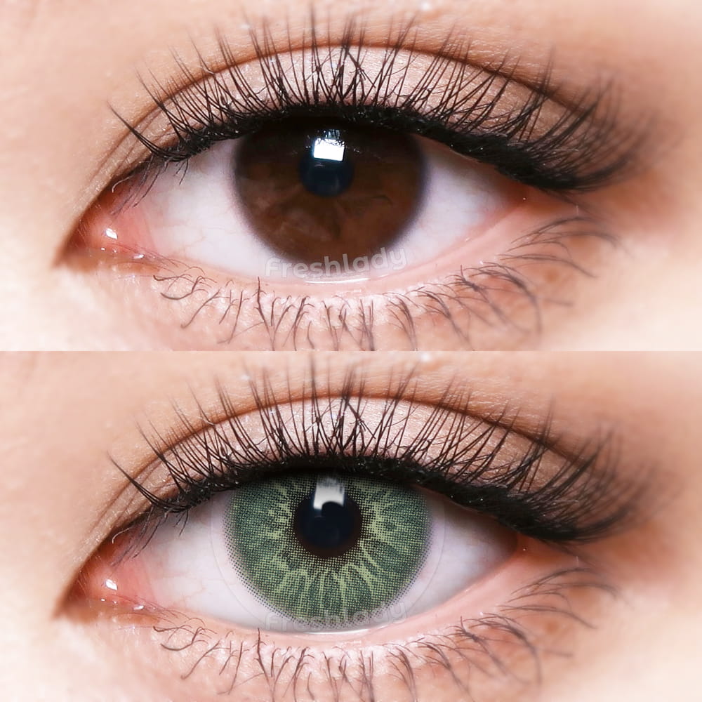 【U.S WAREHOUSE】Love Story Green Endorphin Colored Contact Lenses