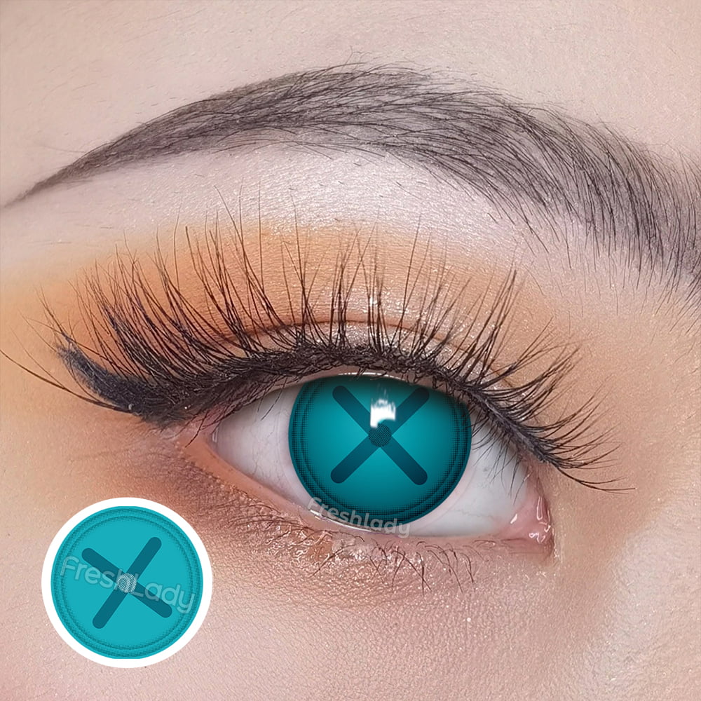 Freshlady Button Eye Blue