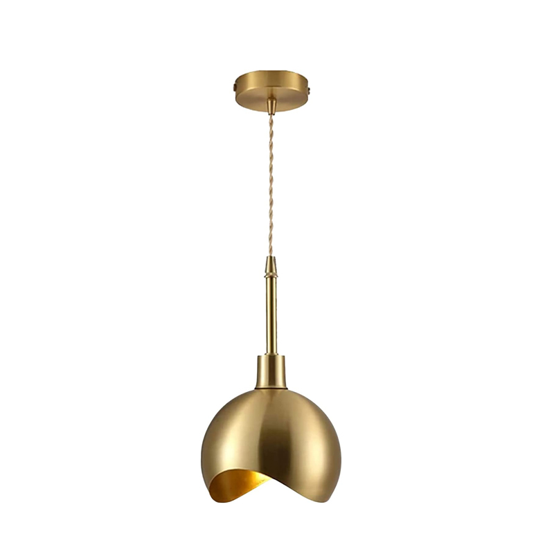 KCO Modern Gold Pendant Light Brushed Brass Ceiling Lamp (L7090)