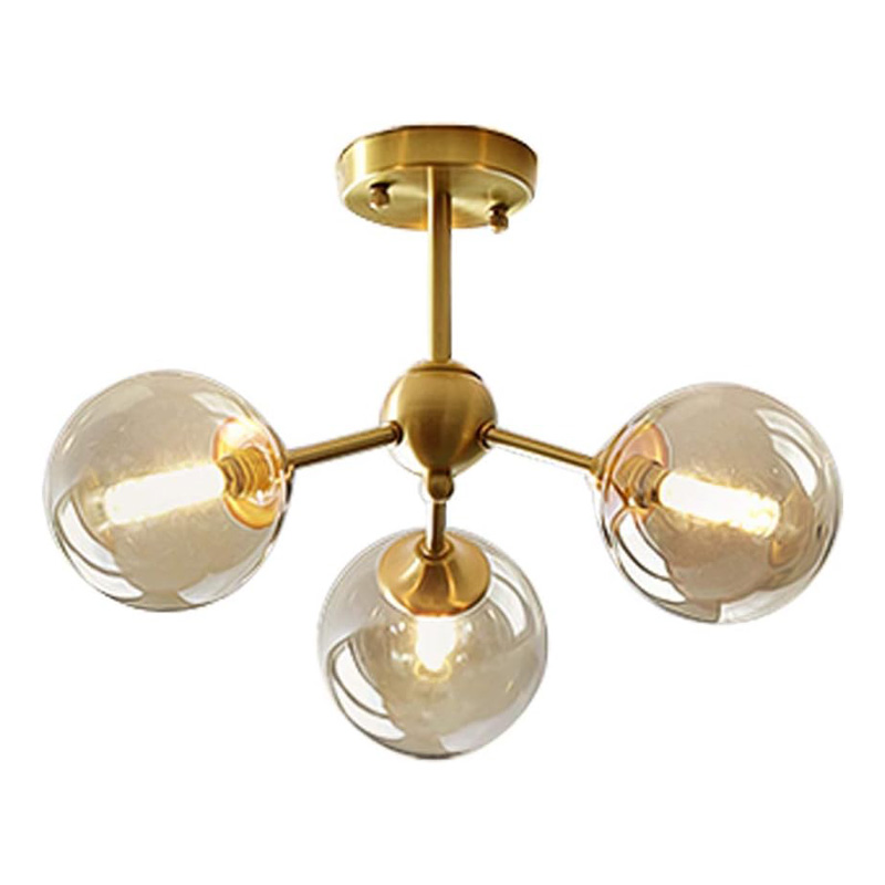 KCO Lighting Glass Globe Sputnik Chandelier Ceiling Light (C9038)