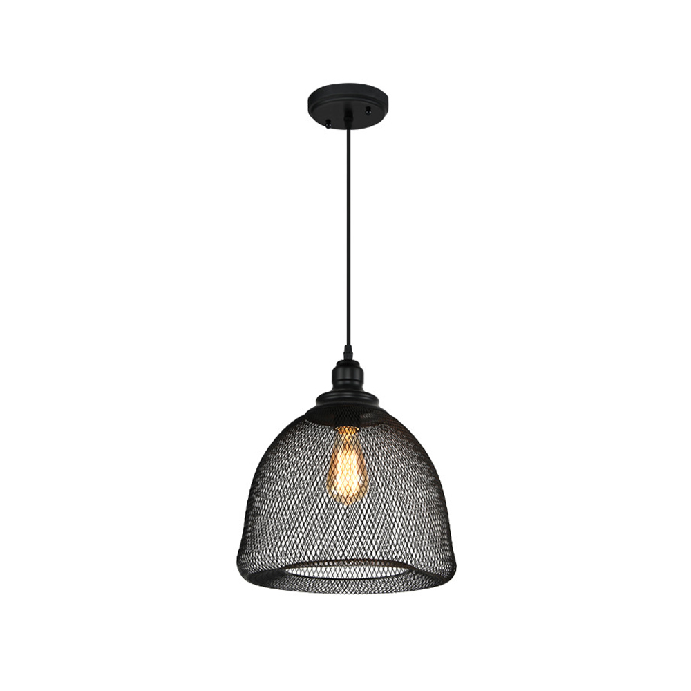 KCO Modern Bell Shape Mesh Cage Pendant Light (L7070)