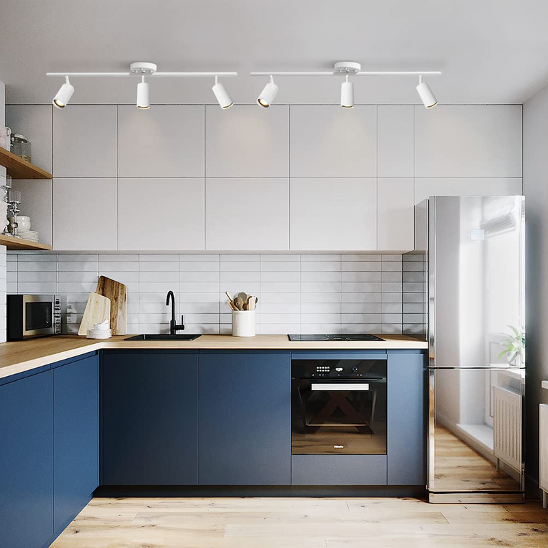 KCO Modern White 3 Light Ceiling Track Lighting