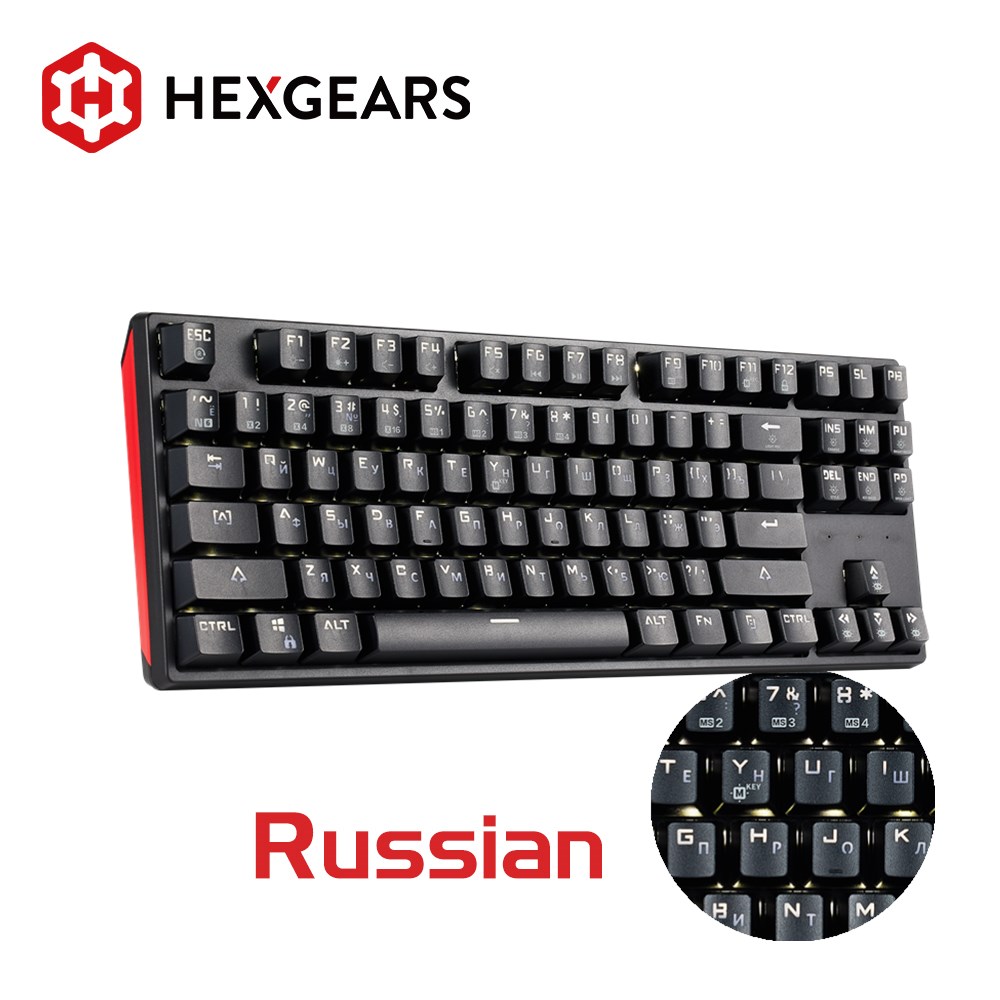 HEXGEARS GK12 Mechanical Keyboard gaming Hot-swappable Switch Russian  Waterproof Kailh BOX Switch Keyboard Custom macro teclado mecanico switch