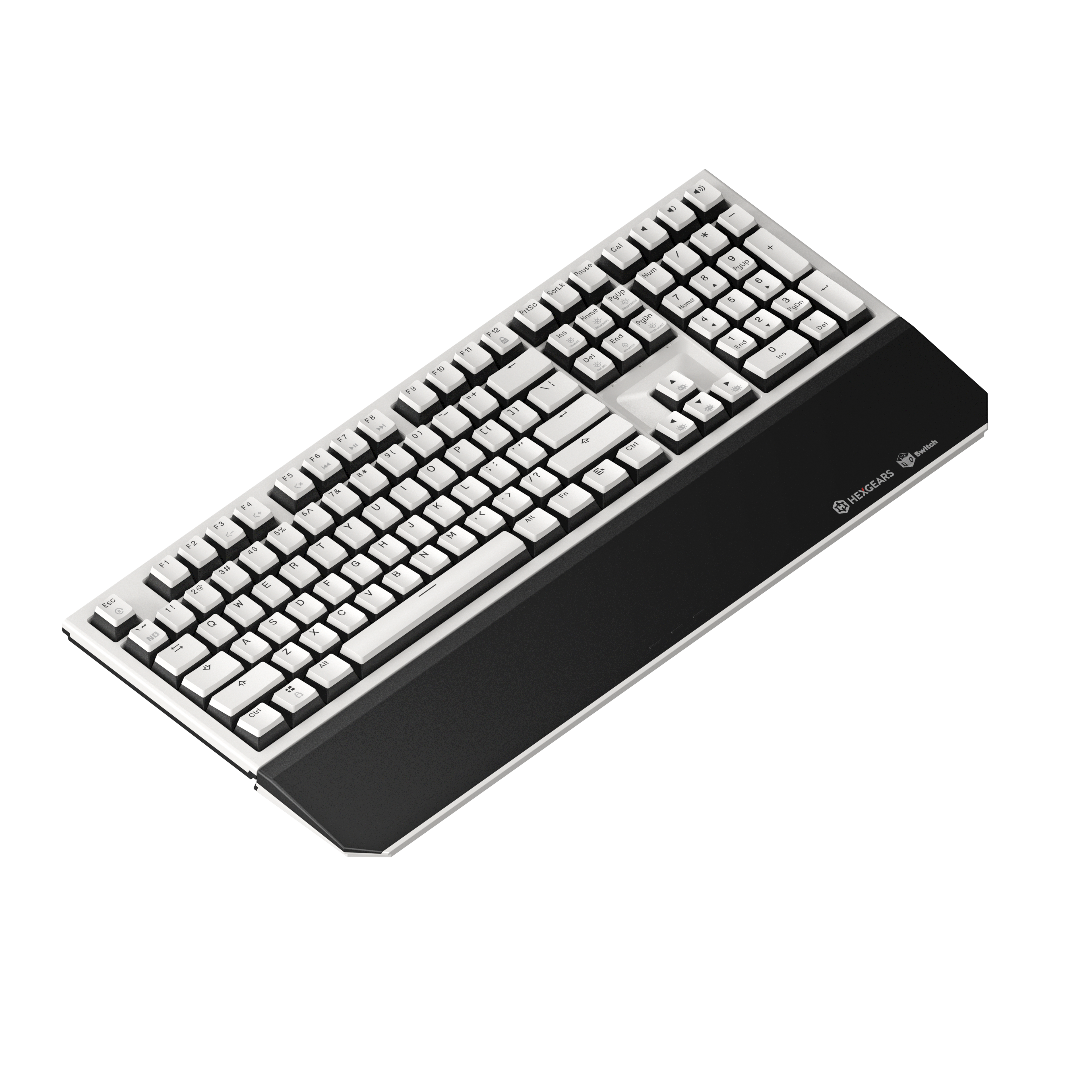 Hexgears G5 2.4G Wireless Mechanical Keyboard 104 Key， Wireless and Type-C Wired Connection, 100% Full-Size, Blue LED Backlit, Windows and Mac OS Com