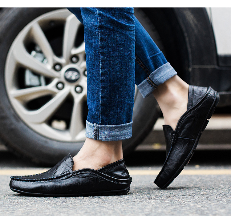 Leather shoe