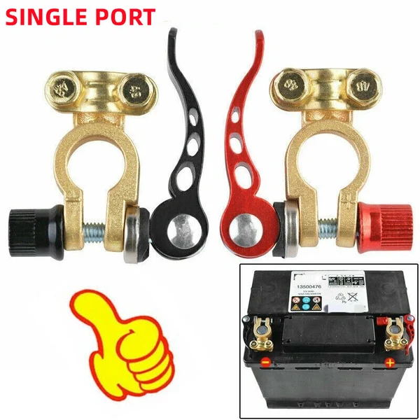 Brass convenient battery terminal connector