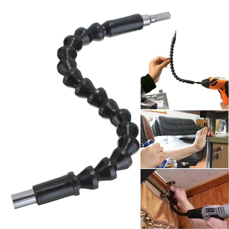 Flexible Drill Shaft Electronics Drill Black Flexible Shaft Bits Extention Screwdriver Bit Holder Connect Link