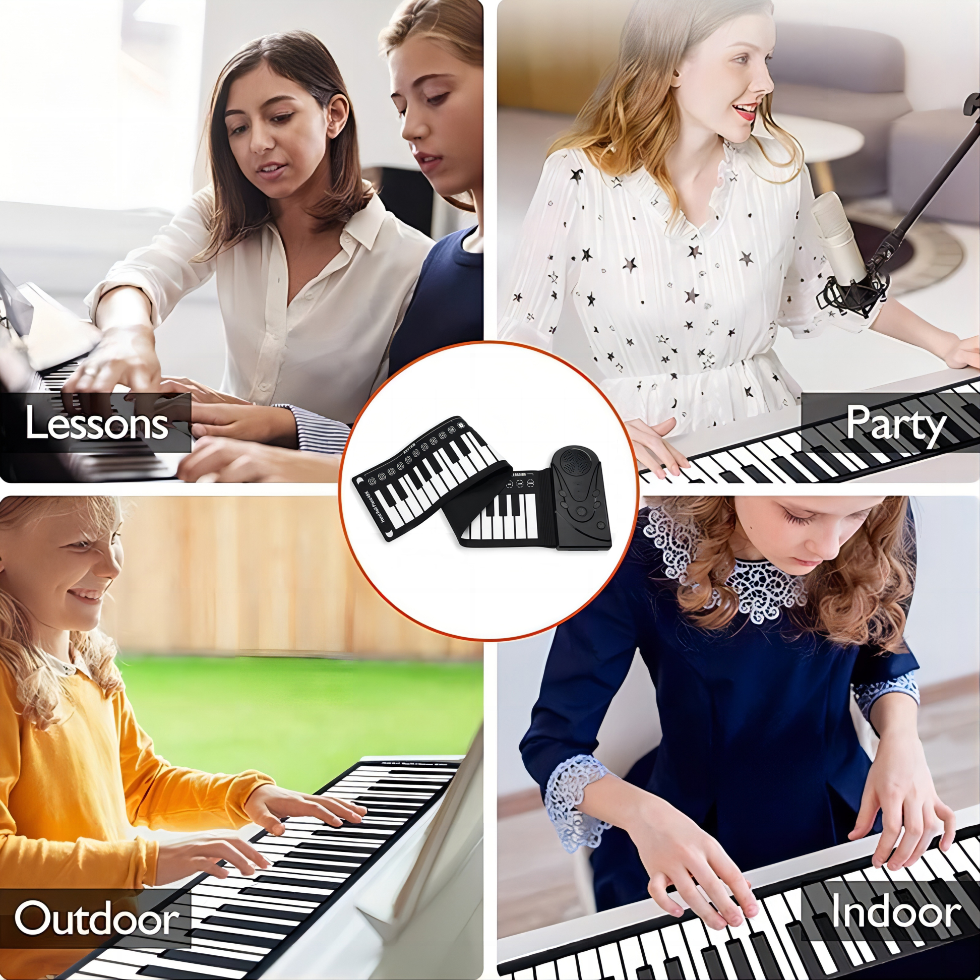 Best Christmas Gift - Hand Roll Portable Piano (Today 30% OFF)