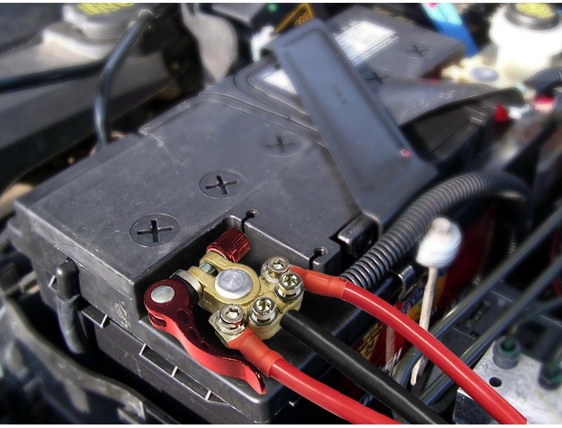 Brass convenient battery terminal connector