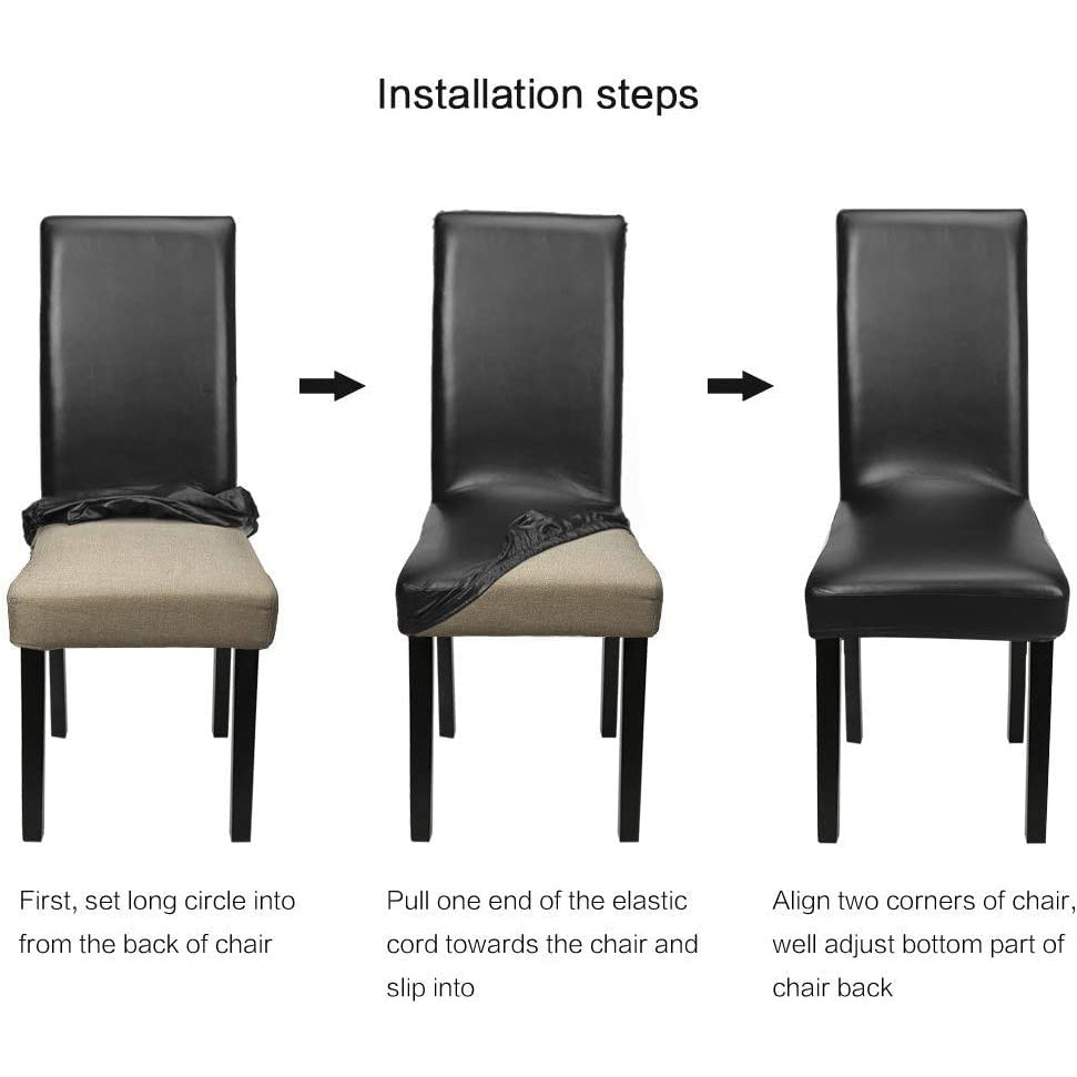 🔥Hot Sale - 30% Off - PU Leather Waterproof Chair Cover