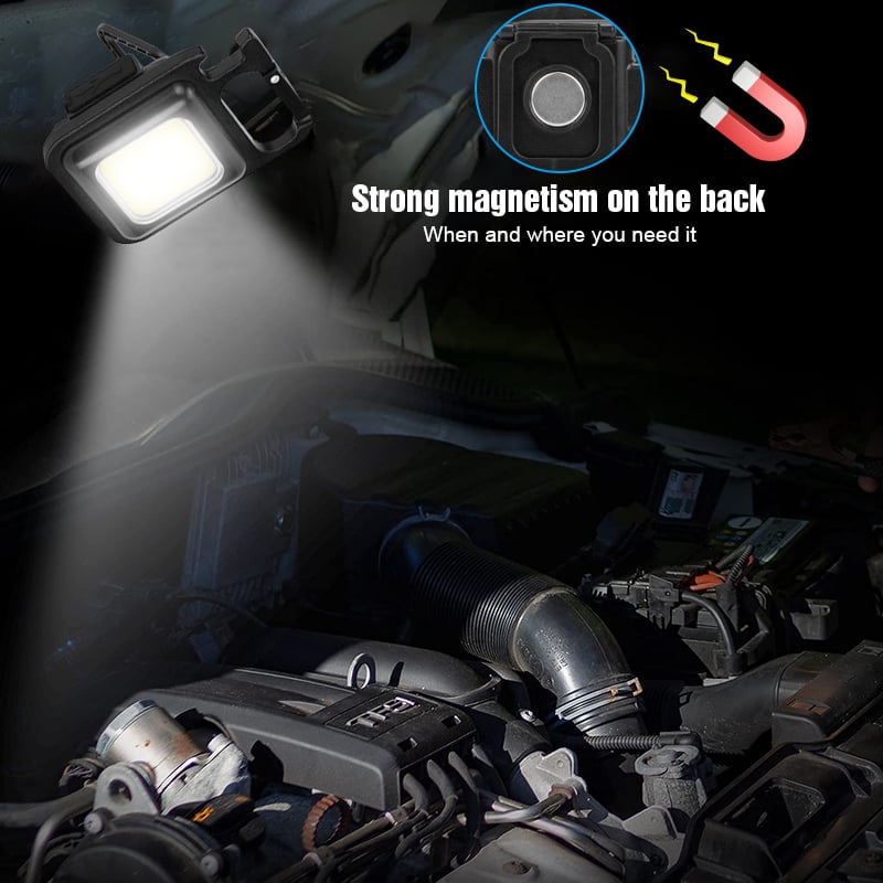 (🎁Holiday Sale- SAVE 30% OFF) Cob Keychain Work Light