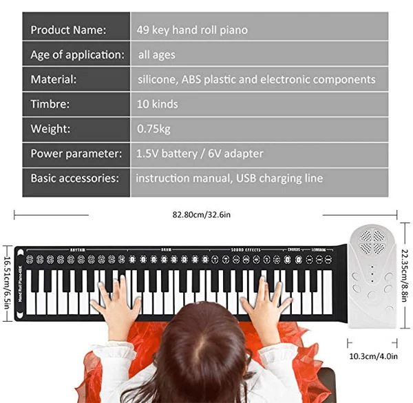 Best Christmas Gift - Hand Roll Portable Piano (Today 30% OFF)