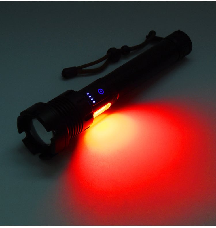 🔥Hot Sale 49% OFF- LED Rechargeable Tactical Laser Flashlight 90000 High Lumens