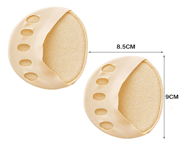 FABRIC FOREFOOT PADS 3 PAIRS