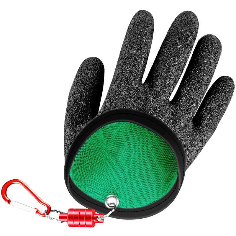 Fishing Catching Gloves Non-slip Fisherman Protect Hand