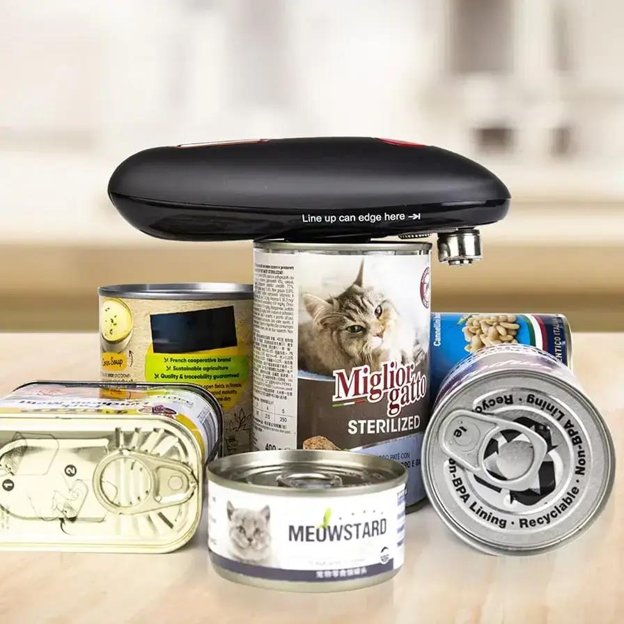 One-touch automatic can opener