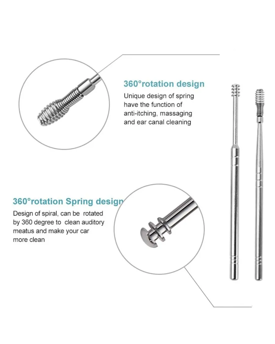 🔥SUMMER HOT SALE - 30% OFF🔥Innovative Spring EarWax Cleaner Tool Set