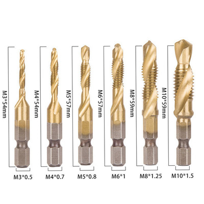 2021 Hot sale To Professional Thread Tap Drill Bit Set (6Pcs)