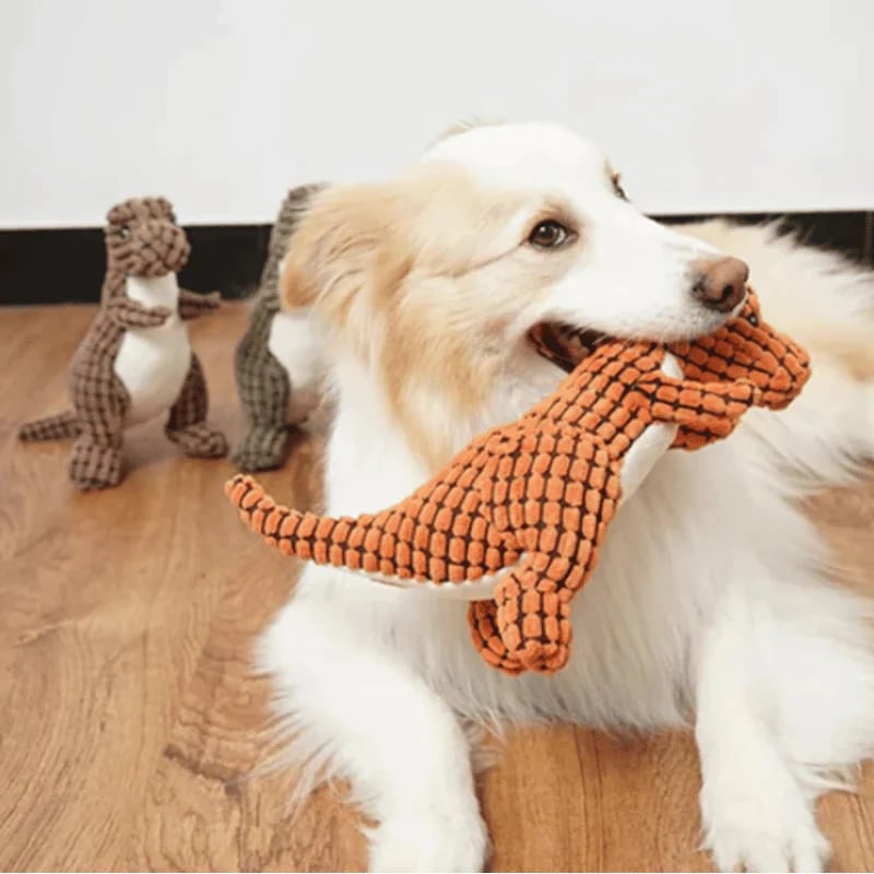 Sale ends in 5 hours / Buy 1 Get 1 Free Today Only - Indestructible Robust Dino - Dog Toy 2.0 Upgrade Version