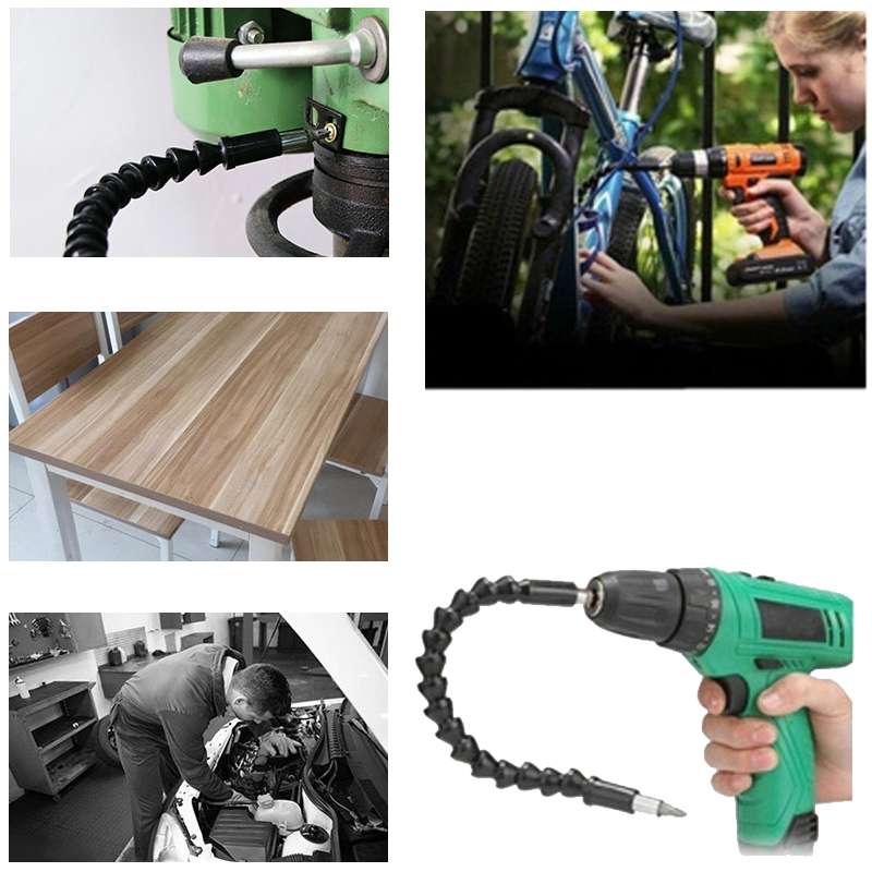Flexible Drill Shaft Electronics Drill Black Flexible Shaft Bits Extention Screwdriver Bit Holder Connect Link