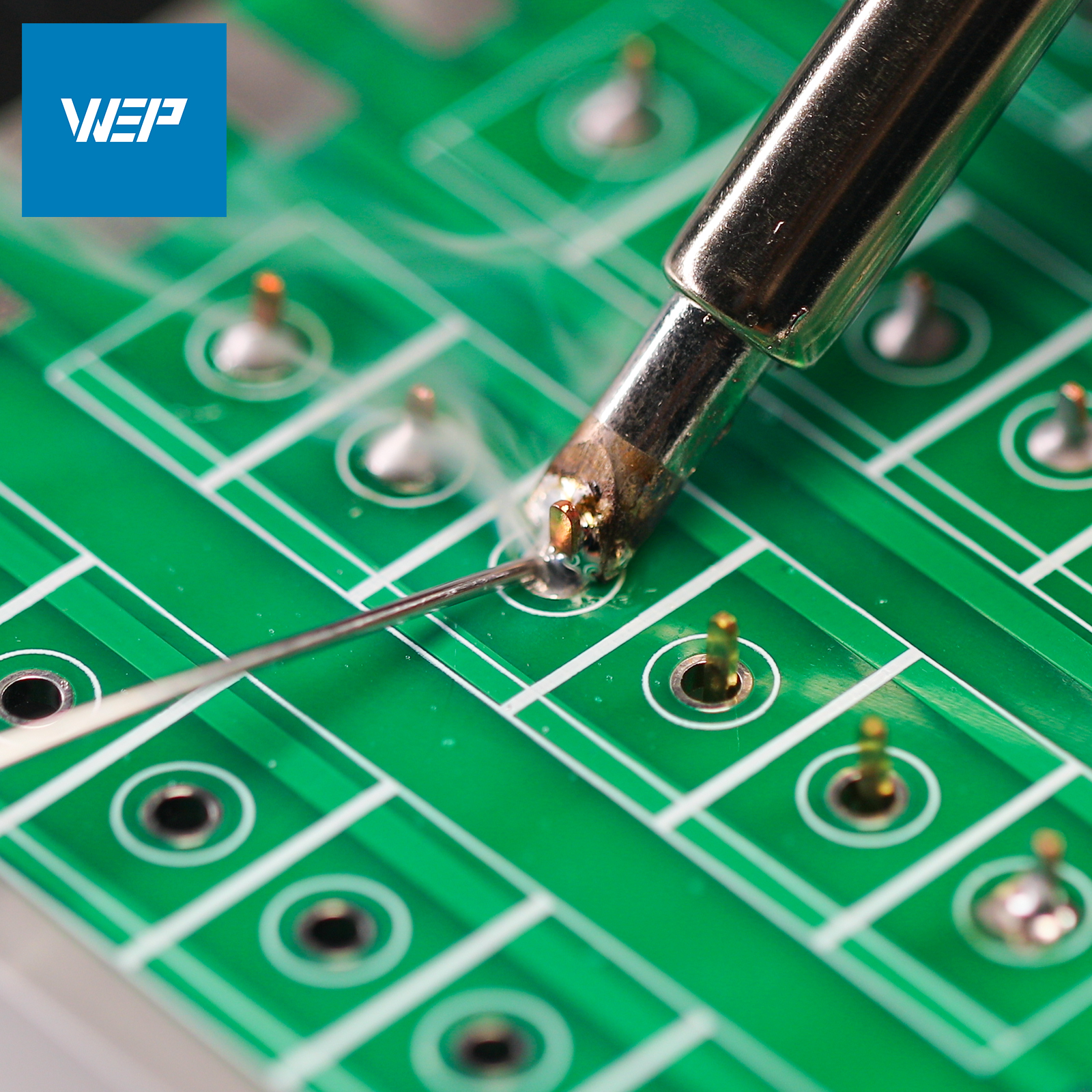 Through-hole Soldering with a Soldering Iron