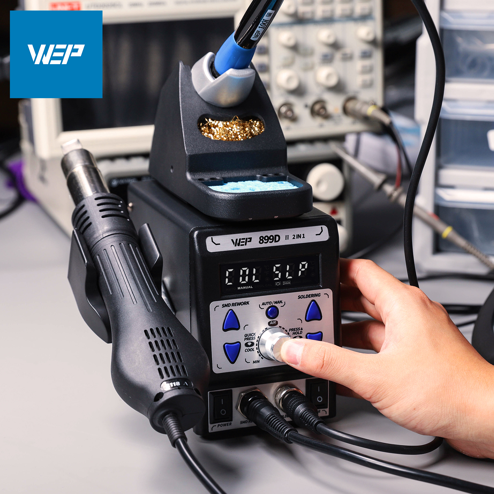 899D II Soldering + Rework 2-IN-1 Station