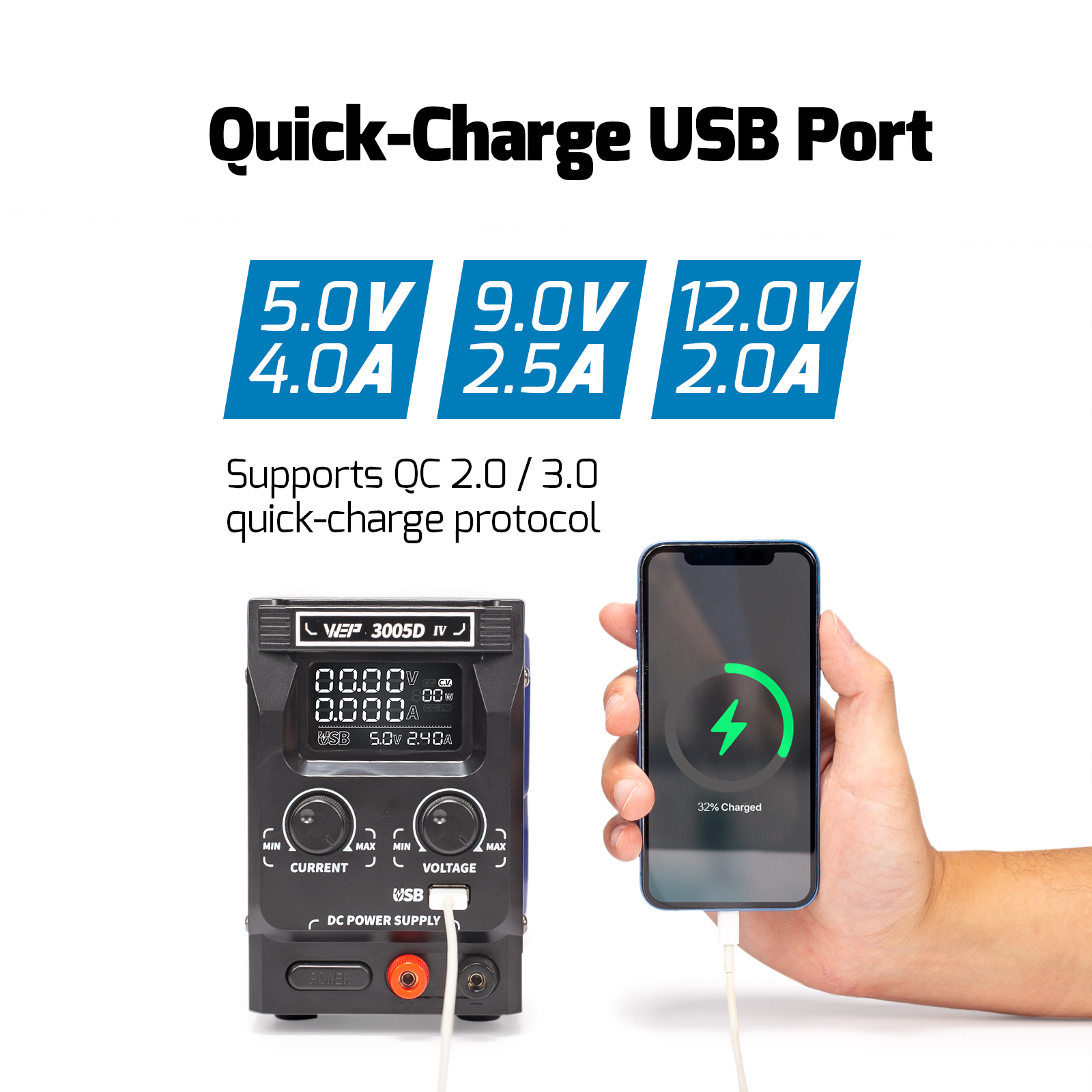 3005D IV DC Lab Power Supply