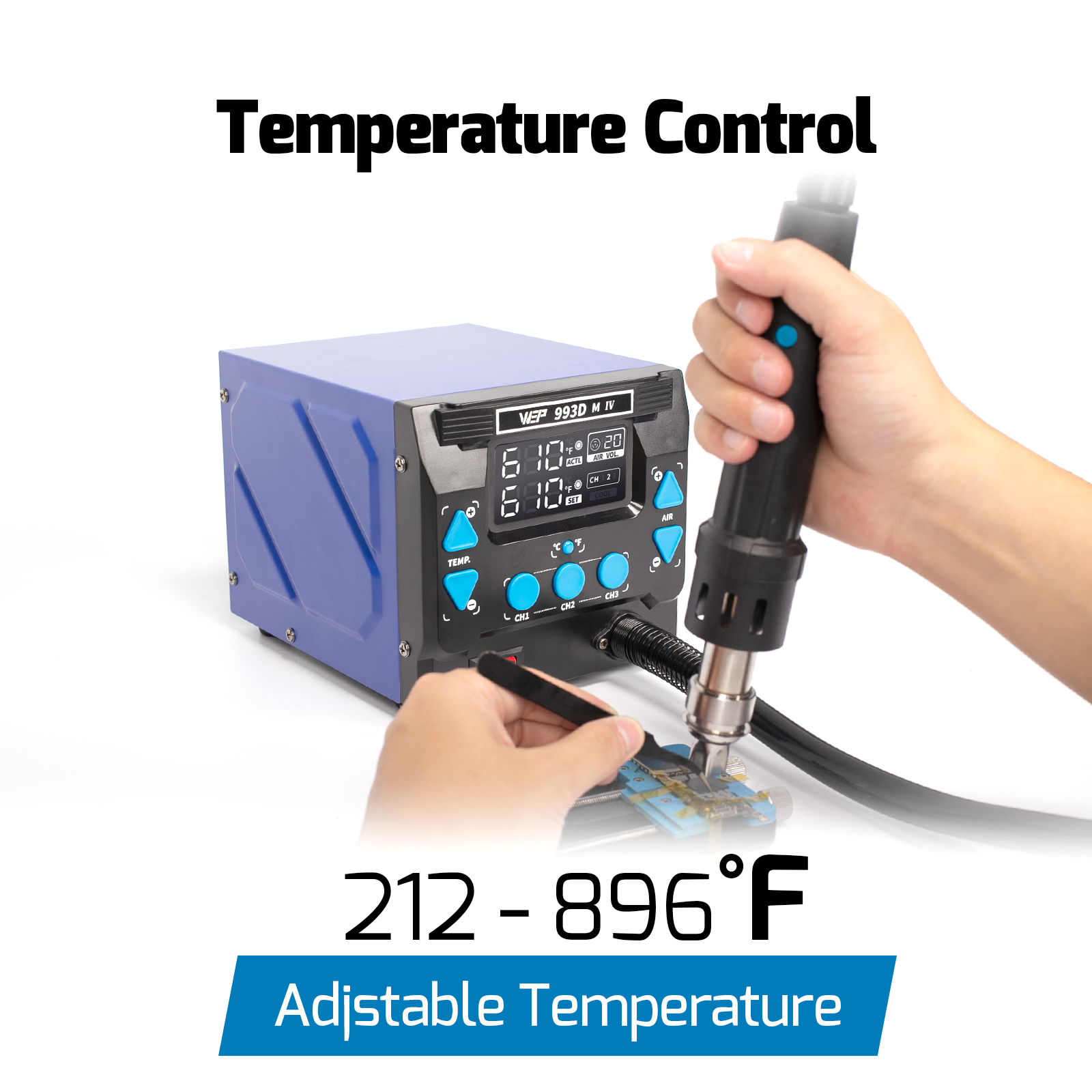993DM IV Hot Air Rework Station