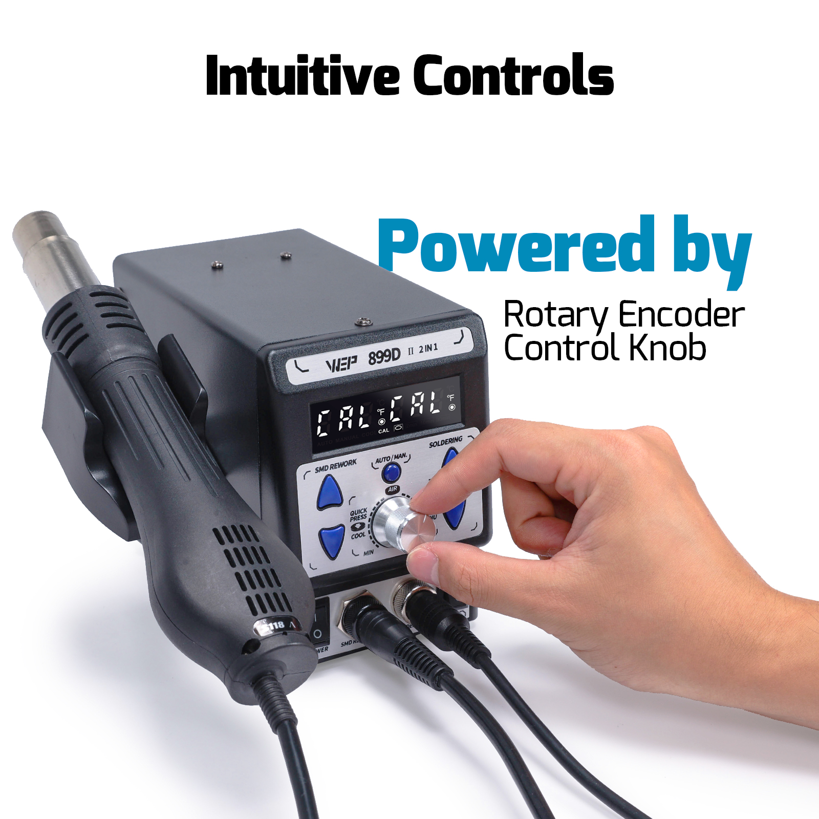 899D II Soldering + Rework 2-IN-1 Station